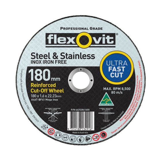 180x2.0x22.23mm MEGA INOX - Each